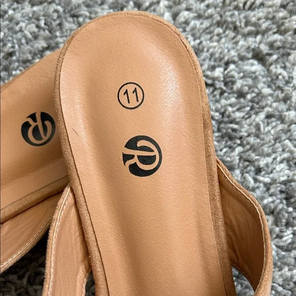 Elegant Tan Women's Mules - Picture 2 of 5